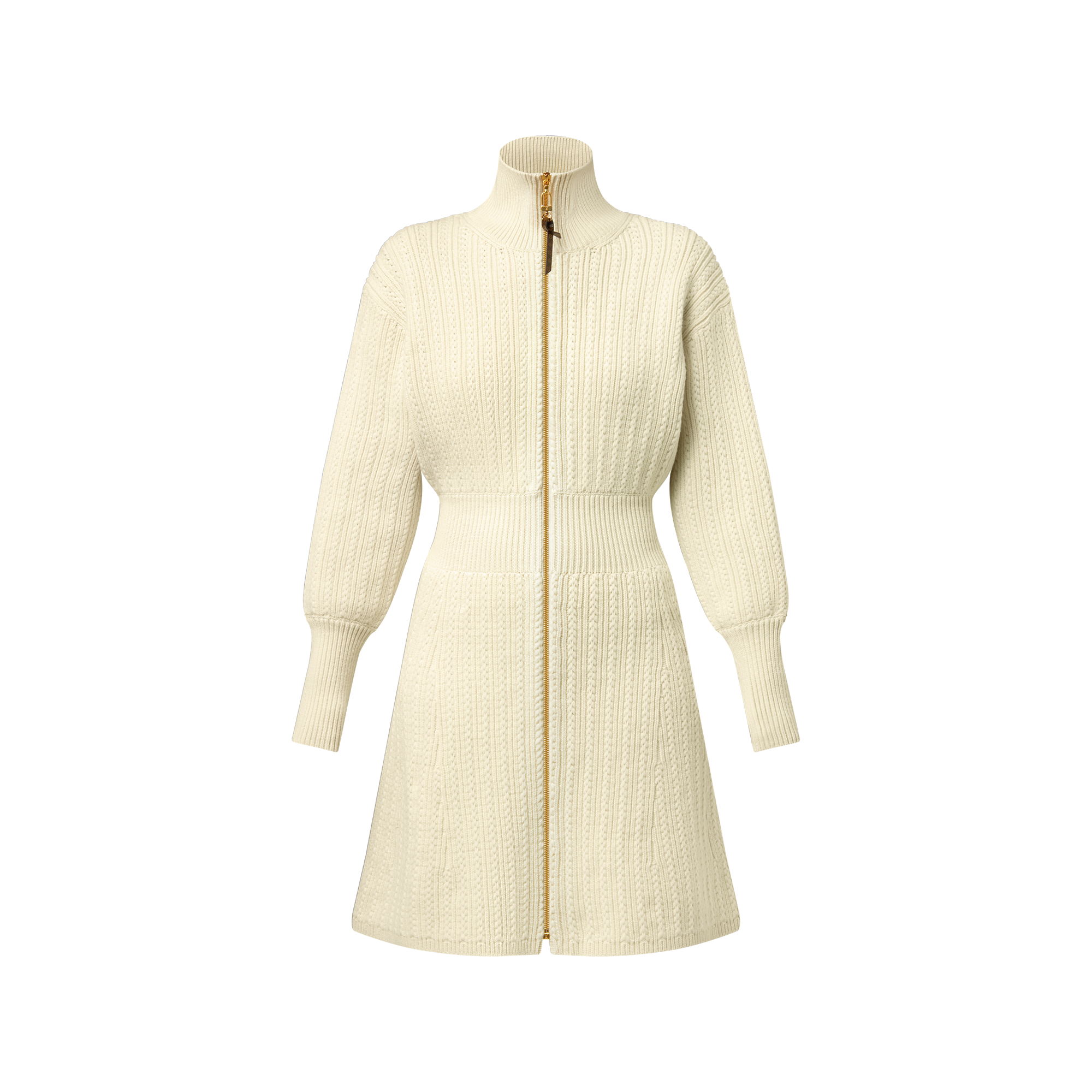 Ribbed Knit Long-Sleeved Dress - Ready-to-Wear | LOUIS VUITTON